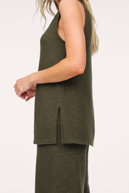 Resort Pant Set | Darkest Olive