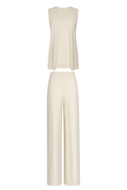 Resort Pant Set | Bone