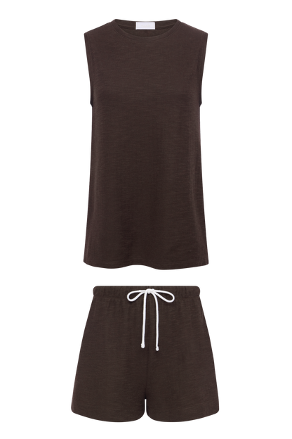 Resort Short Set | Espresso