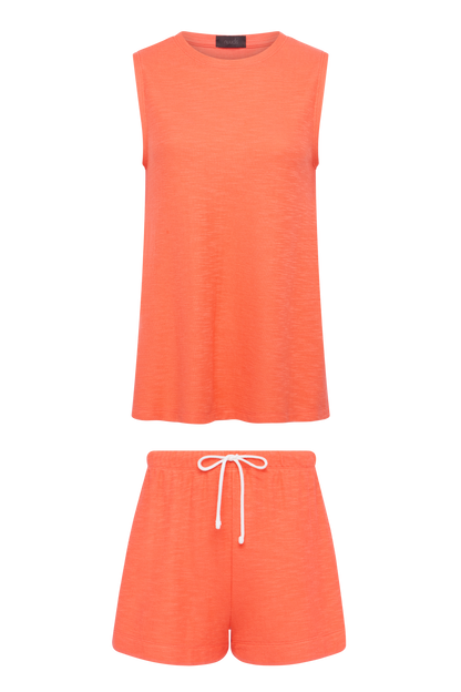 Resort Short Set | Papaya