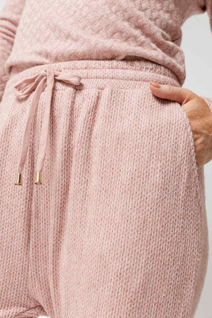 Cable Lounge Pant In Pink