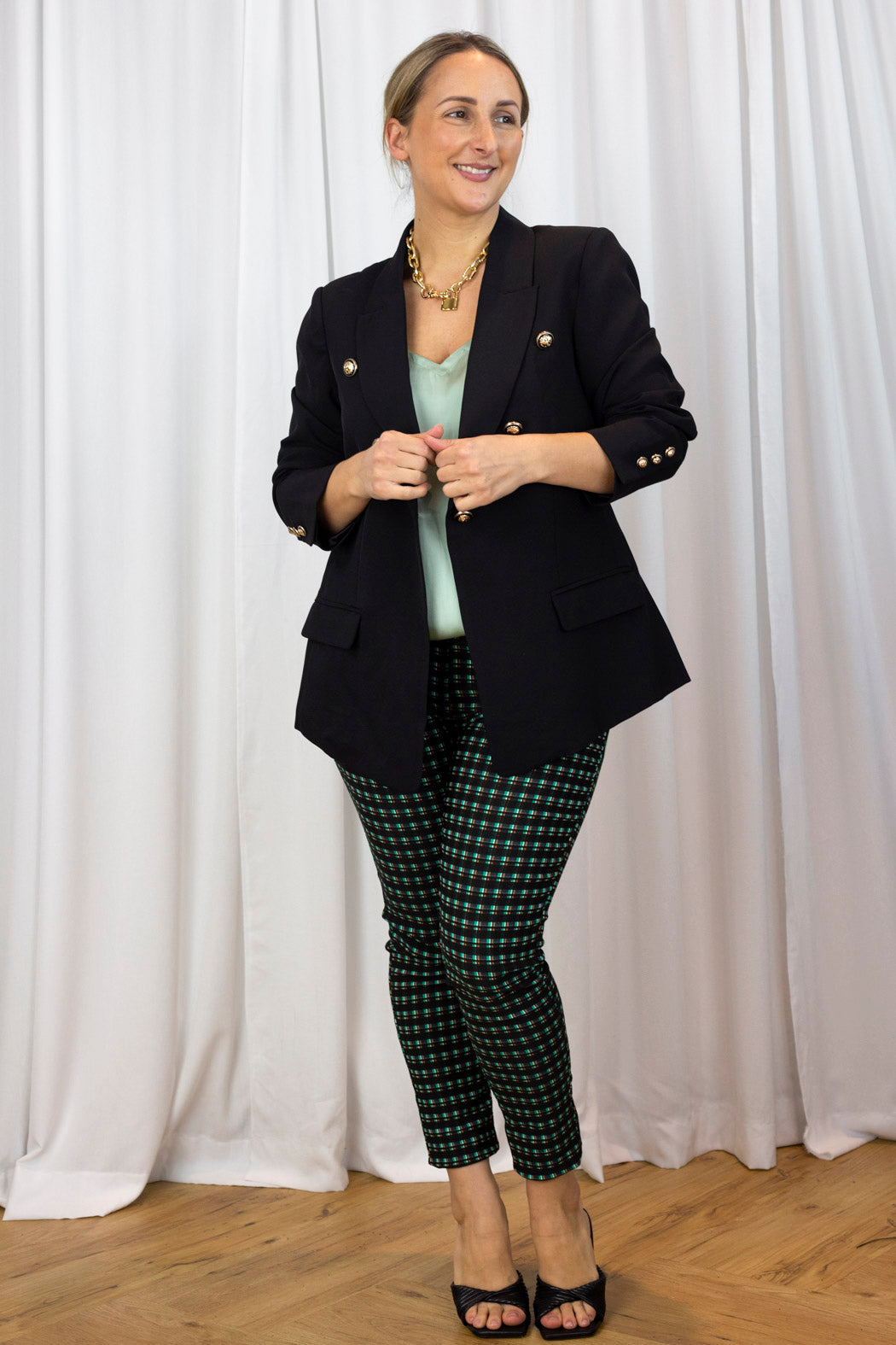 Black Military Blazer - Final Sale