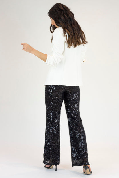 Black Sequin Flare - Final Sale