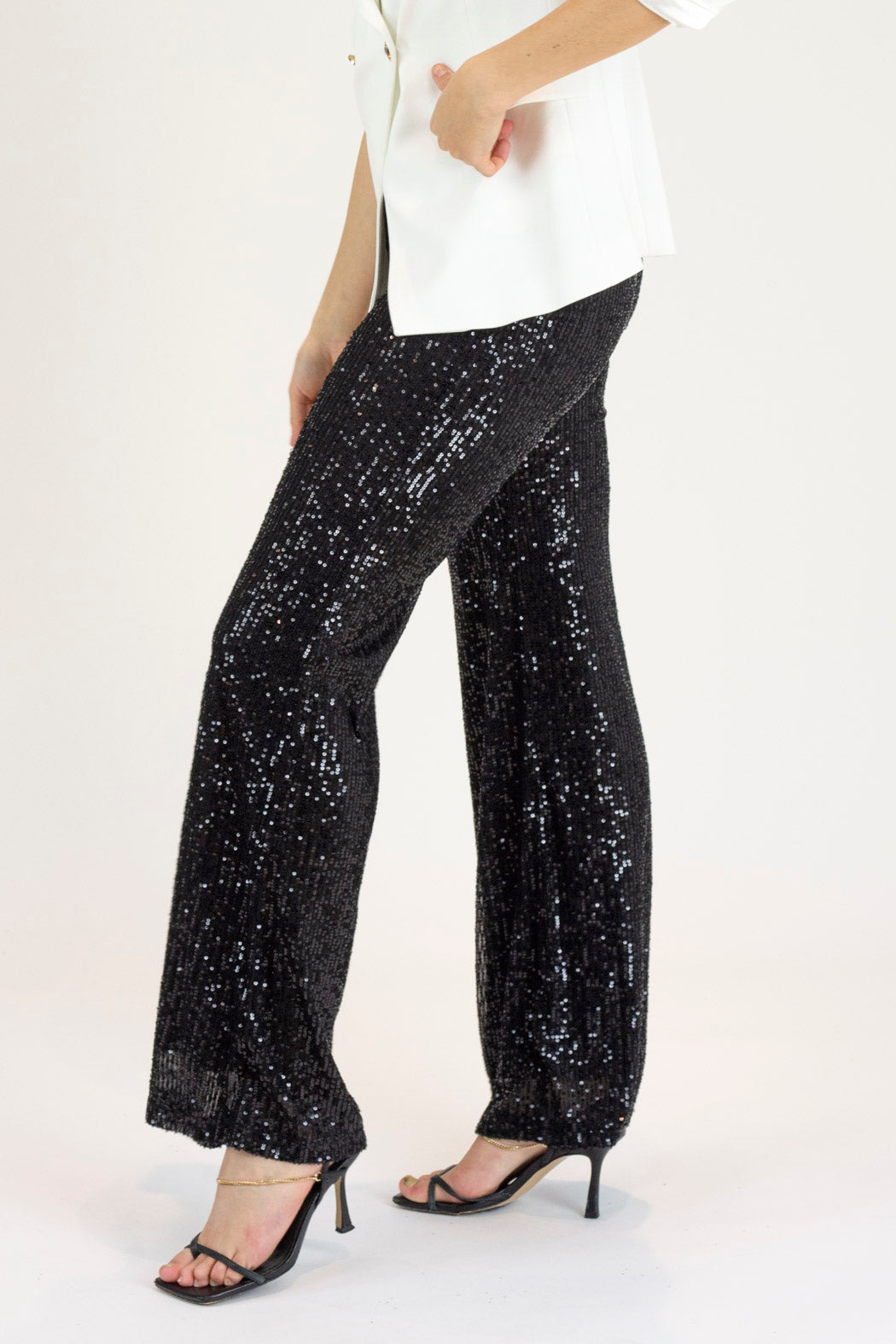 Black Sequin Flare - Final Sale