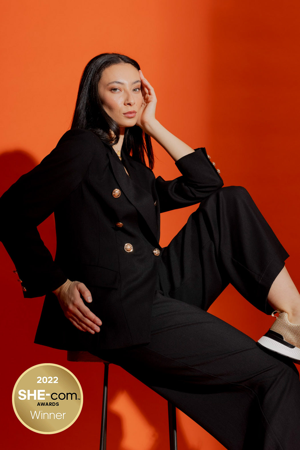 Black Sorrento Sisca Blazer