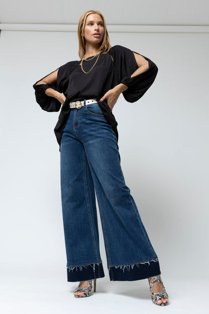 Black Spot Boho Blouse - Sale