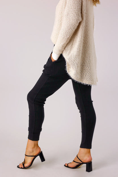 Black Woolly Droppie - FINAL SALE
