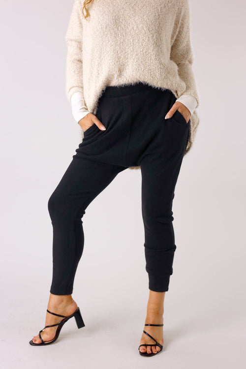 Black Woolly Droppie - FINAL SALE