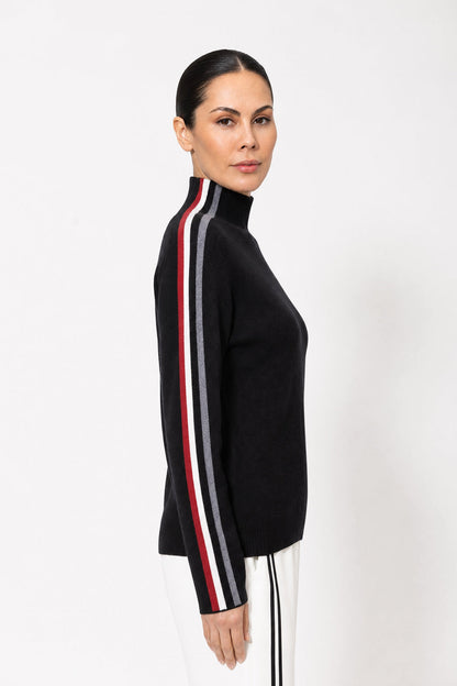 Black Funnel Knit