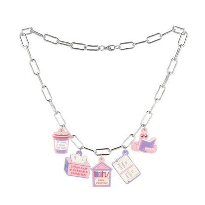 The Book Club Charm Necklace