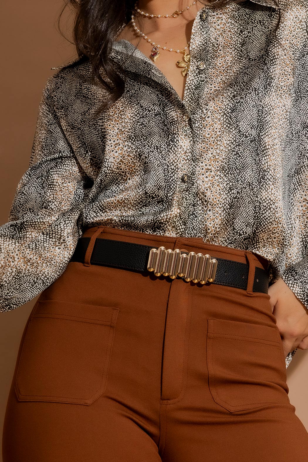 Black Bubble Belt Black S/M
