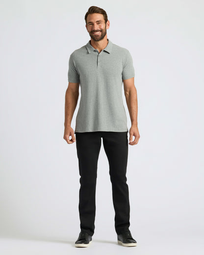 Heather Gray Classic Polo