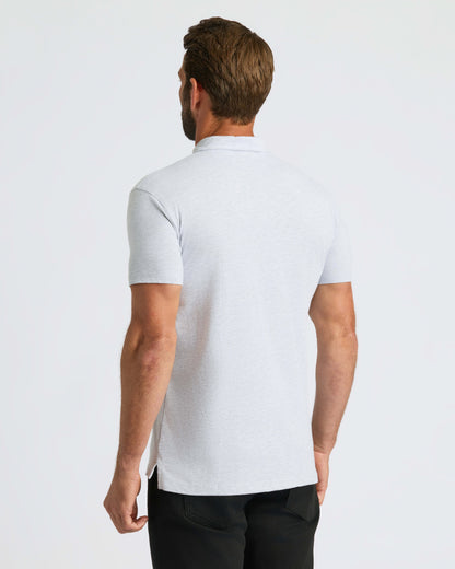 Light Heather Gray Classic Polo