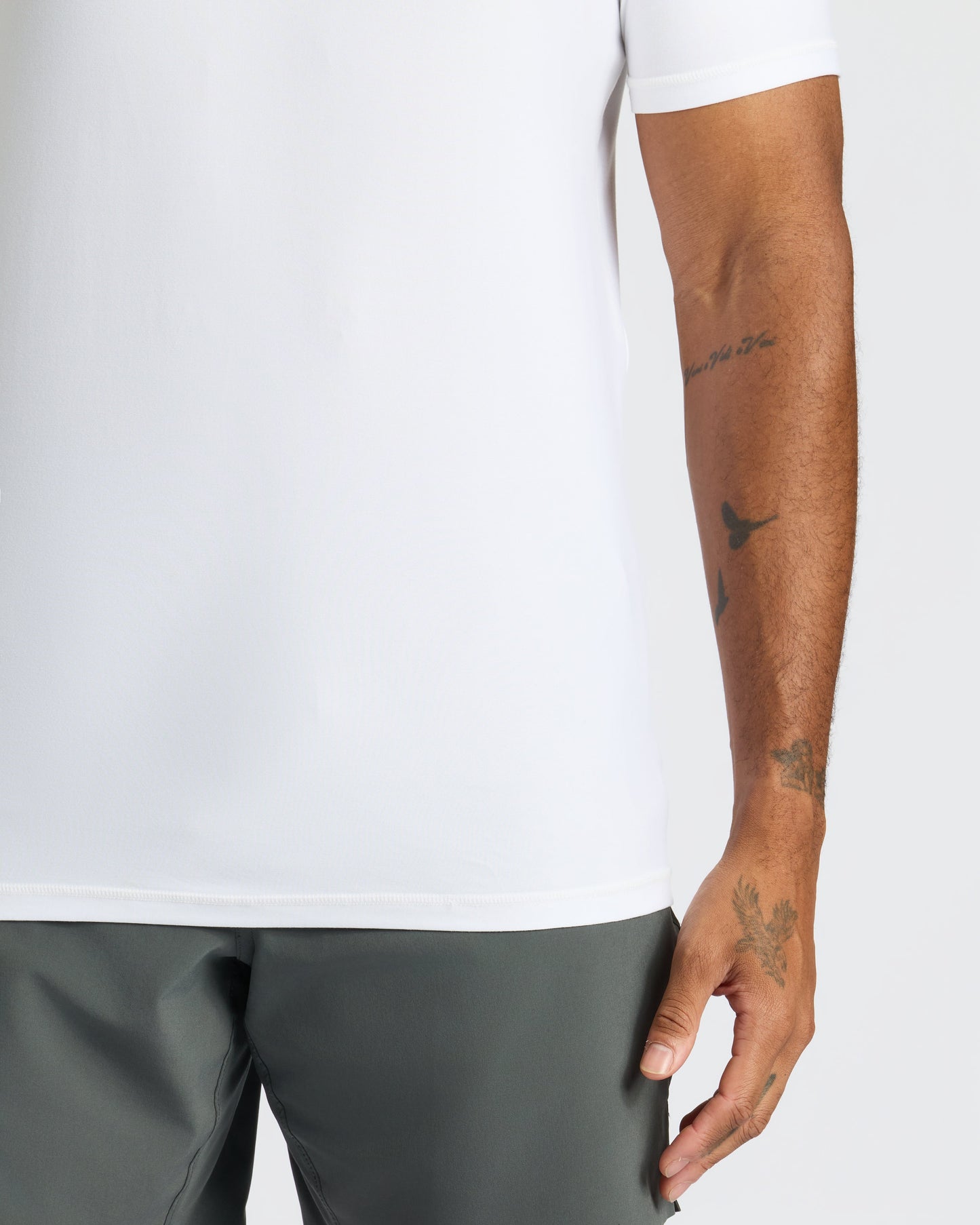 All White Active Crew Neck 3-Pack
