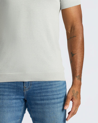 Heather Gray Dressy Polo