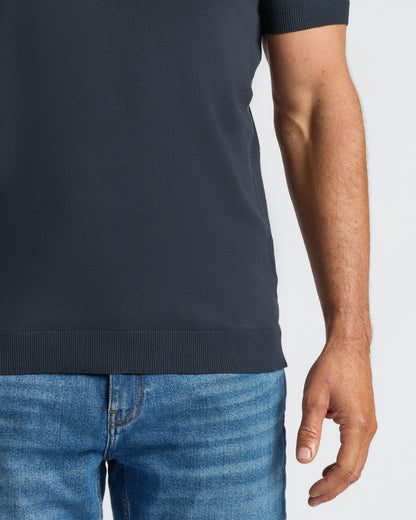 Navy Dressy Polo