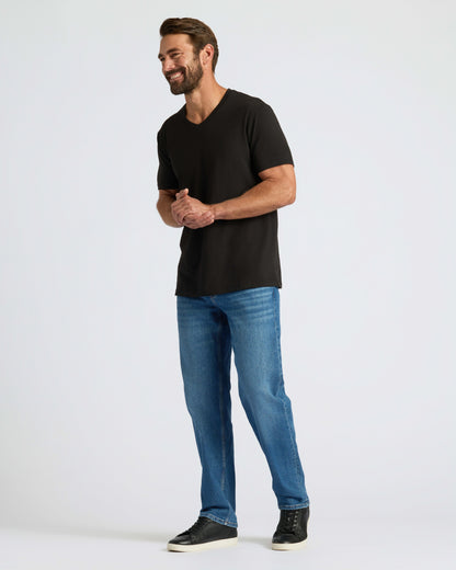 Black Classic V-Neck 3-Pack