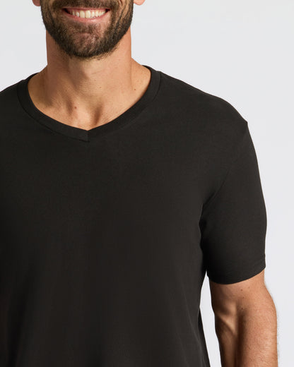 Black Classic V-Neck 3-Pack