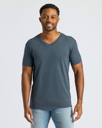 All White Classic V-Neck 10-Pack