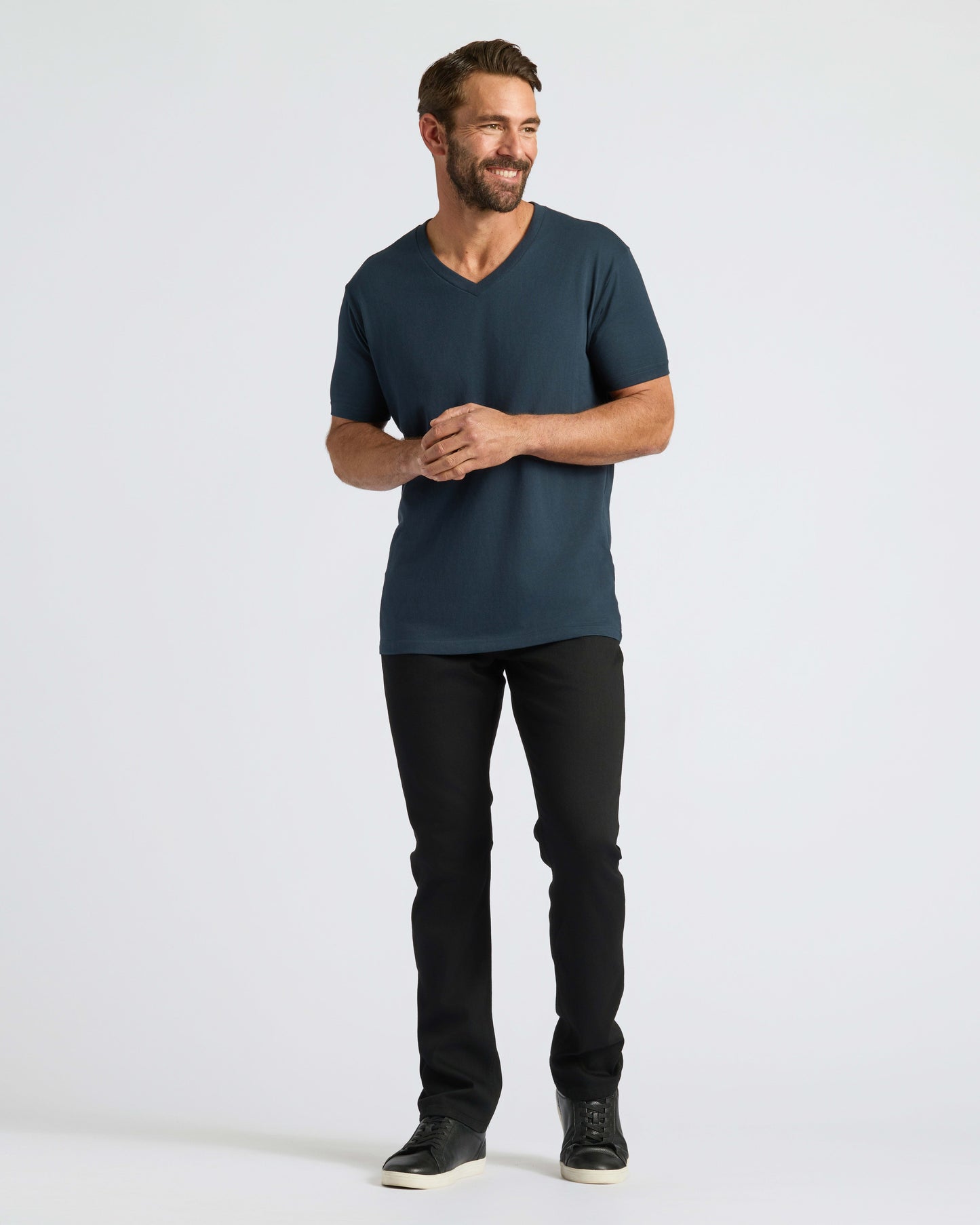 Navy Classic V-Neck