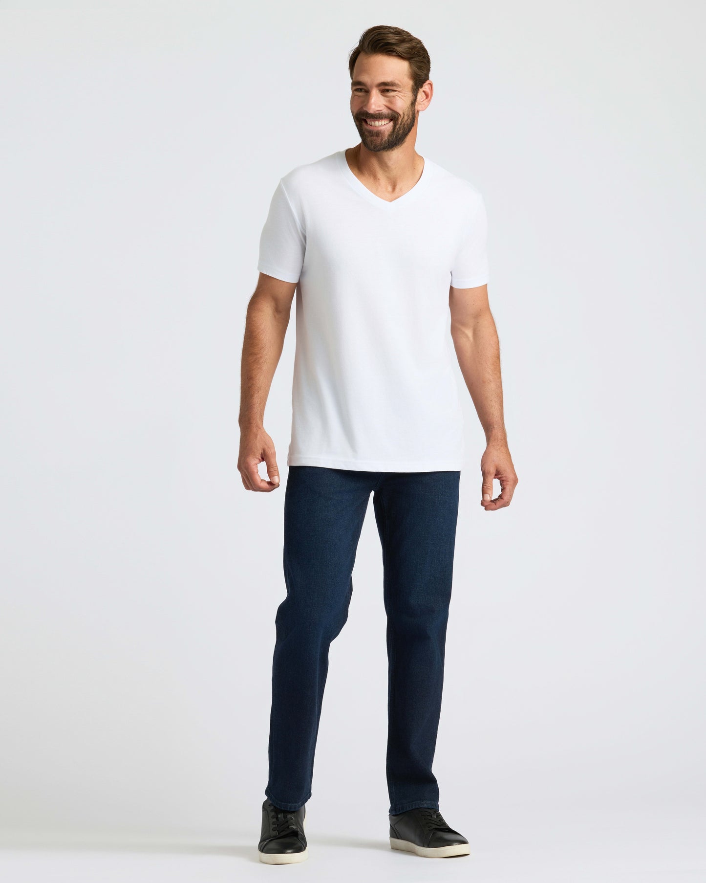 White Classic V-Neck 3-Pack