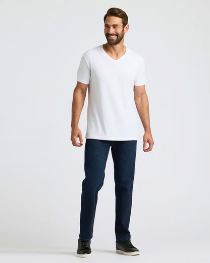 White Classic V-Neck 3-Pack