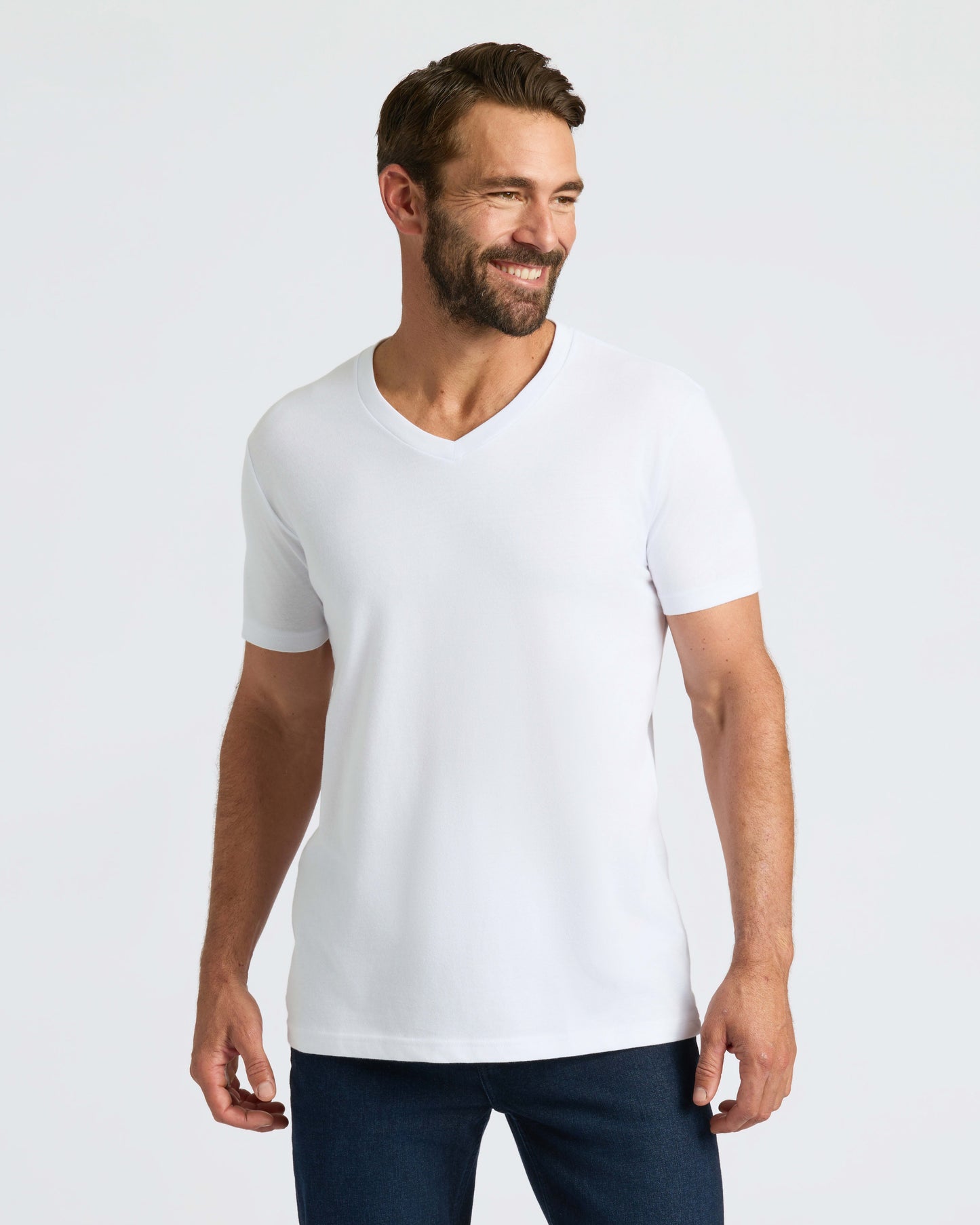 Black & White V-Neck Tee 6-Pack