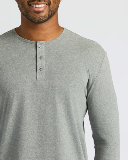 Blues Long Sleeve Henley 3-Pack