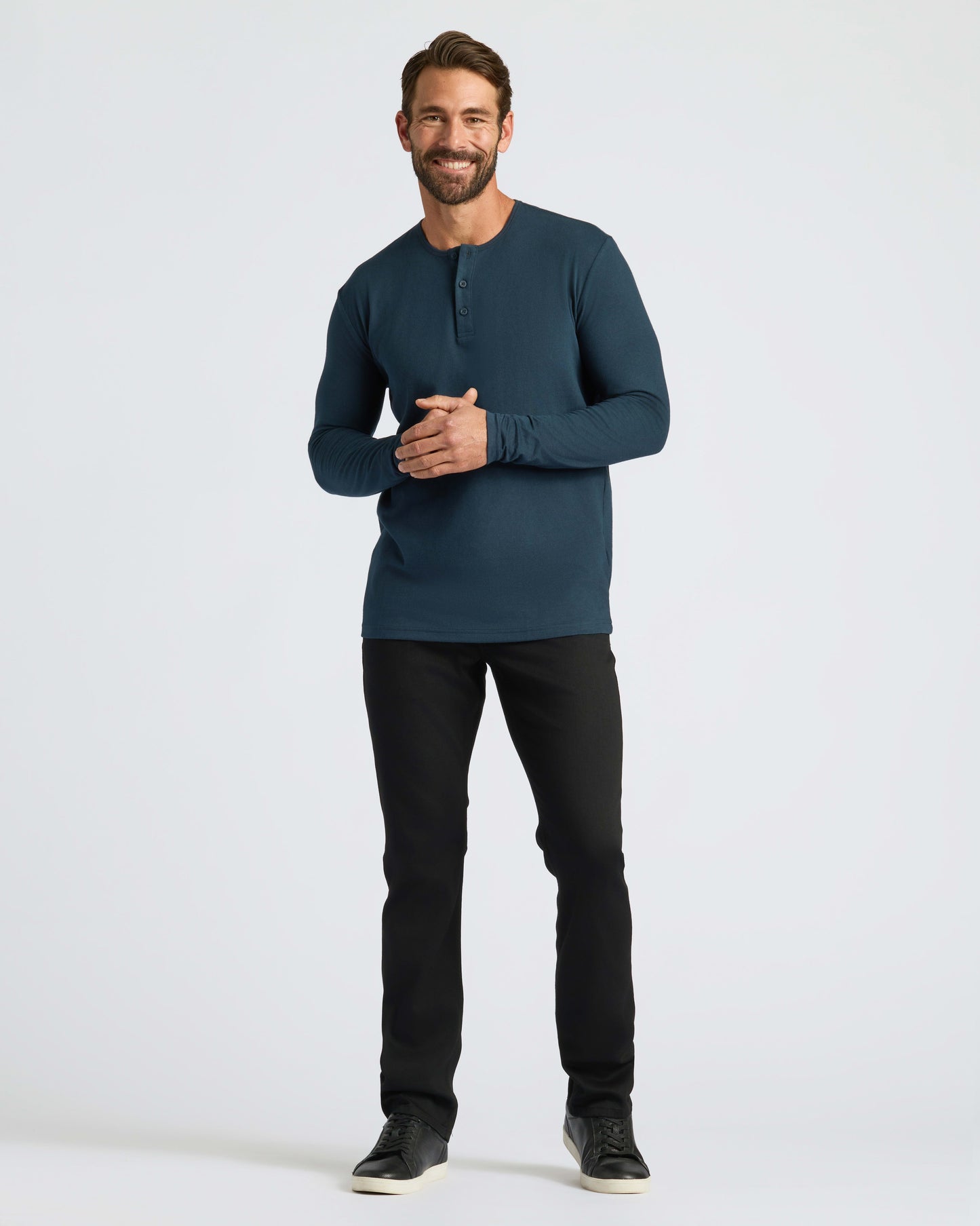 Blues Long Sleeve Henley 3-Pack