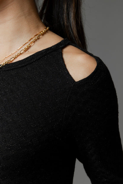 Black Bella Keyhole Dress