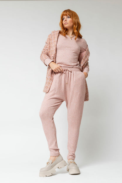 Cable Lounge Pant In Pink