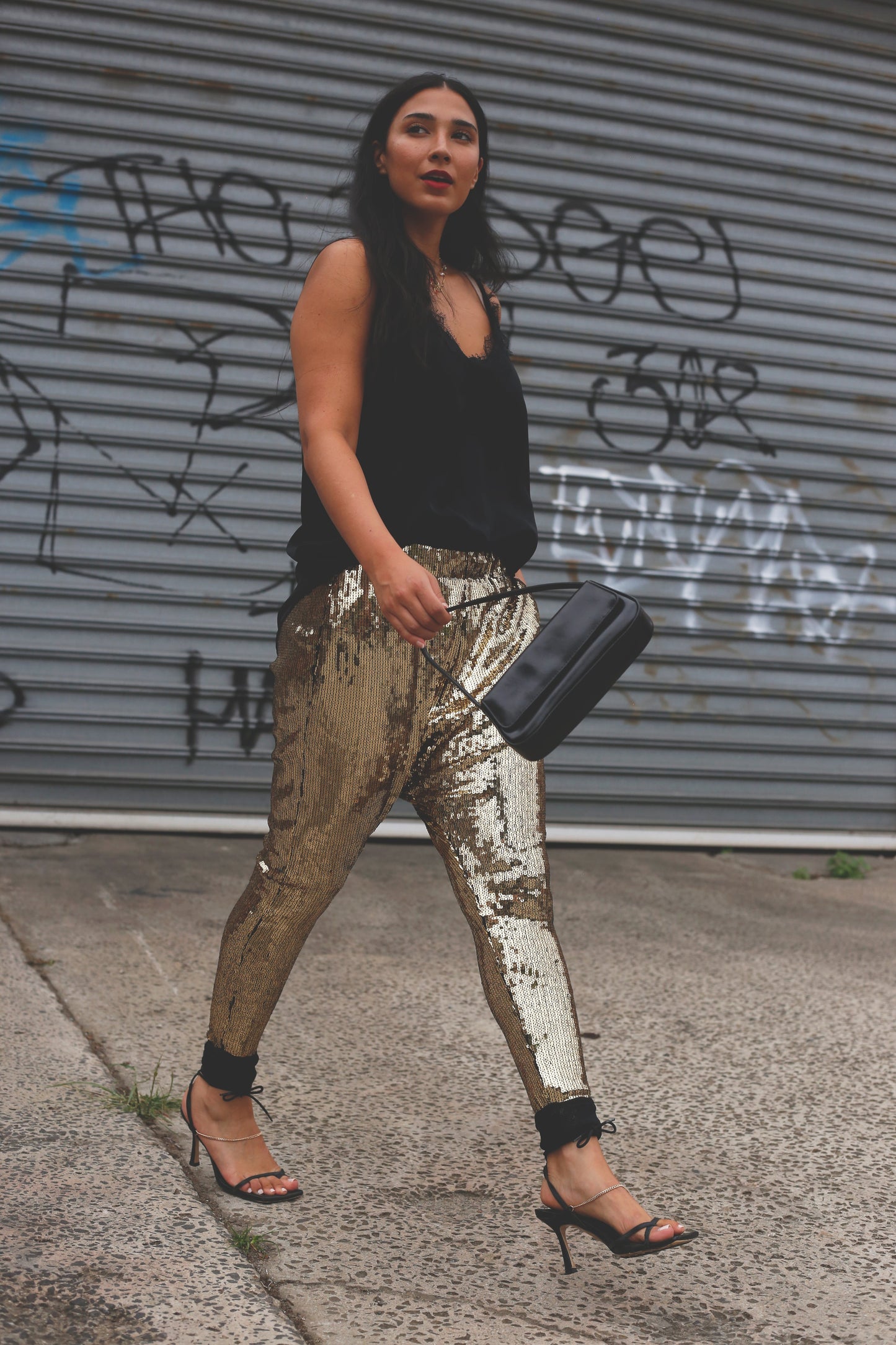 Bronze Sequin Droppie - NT