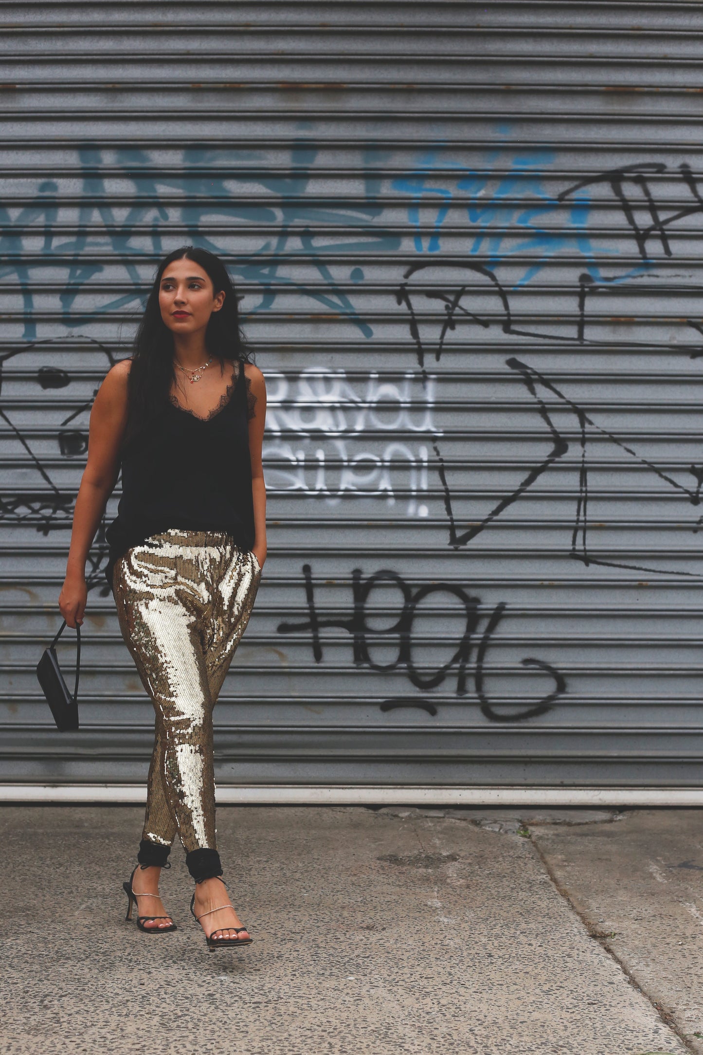 Bronze Sequin Droppie - NT