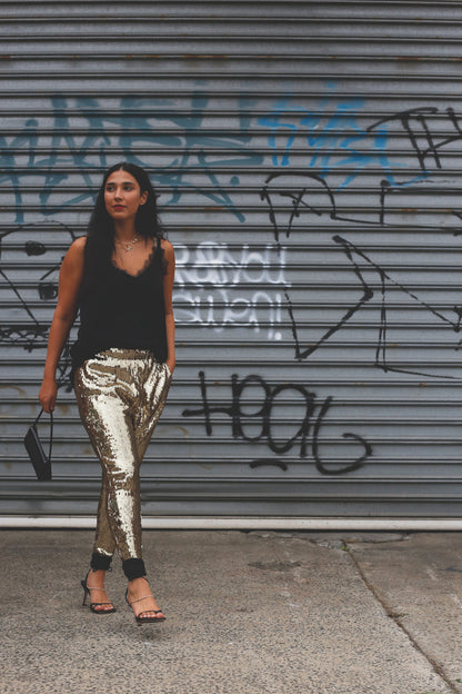 Bronze Sequin Droppie - NT