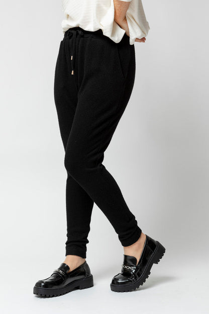 Black Cable Lounge Pant- Sale