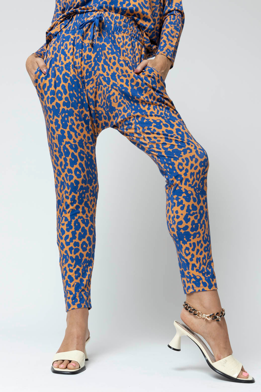 Blue Yellow Bamboo Droppie - Final Sale