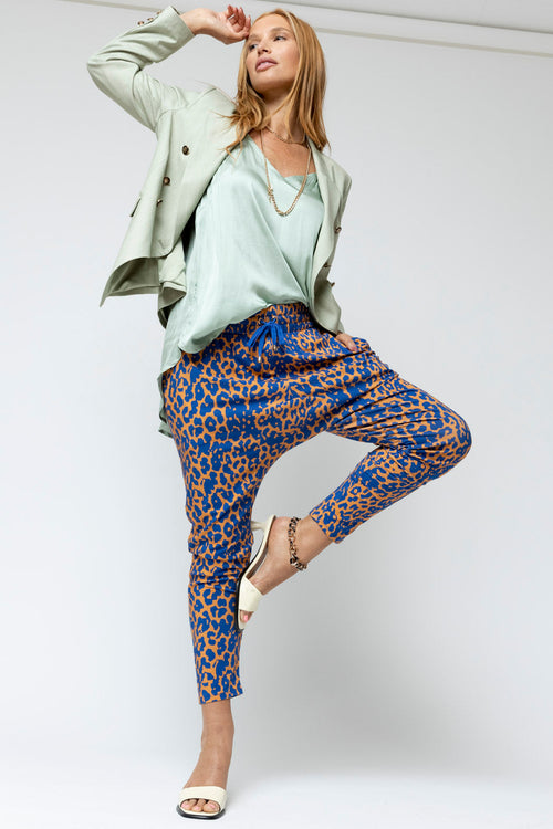 Blue Yellow Bamboo Droppie - Final Sale