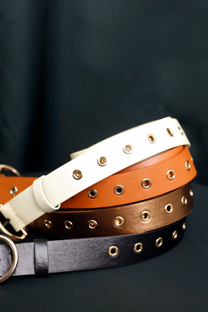 Black Eyelet Belt - FINAL SALE