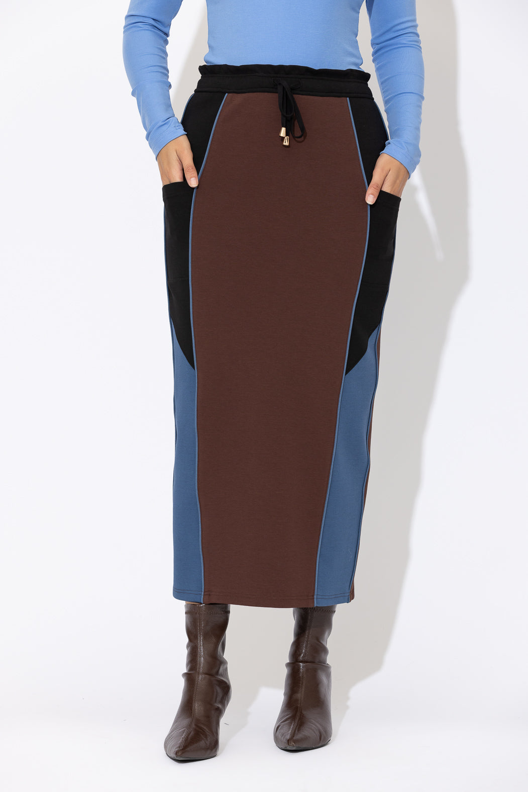 Black Scuba Movement Skirt