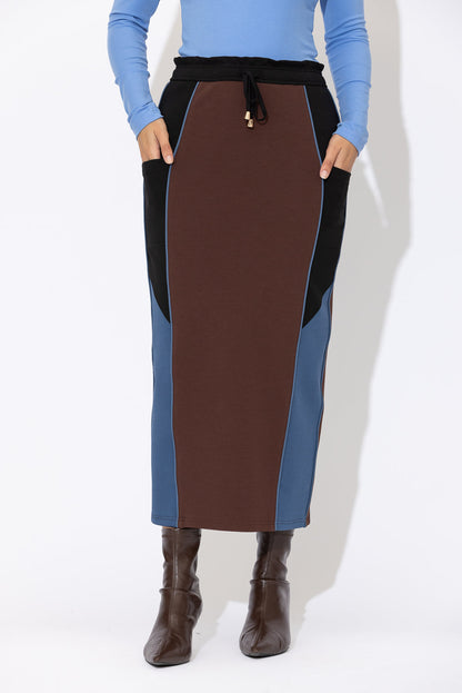 Black Scuba Movement Skirt