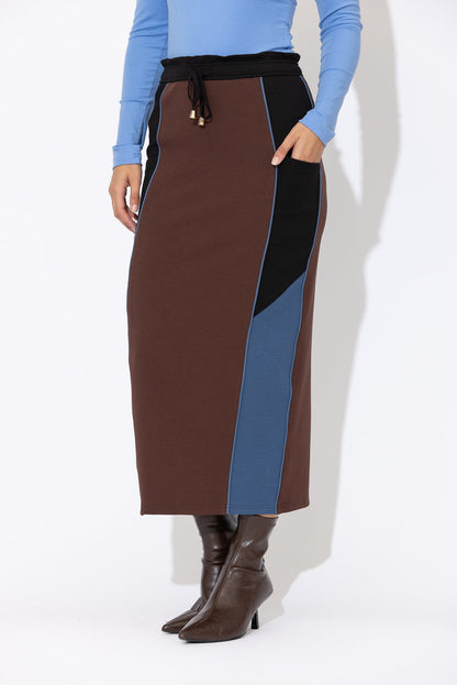 Black Scuba Movement Skirt