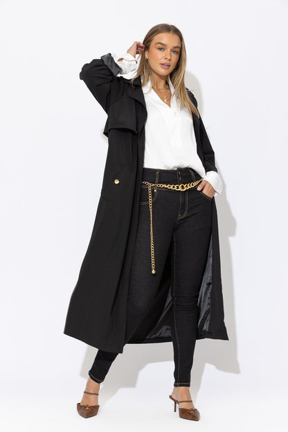Black Waist Sculpt Corset Jean