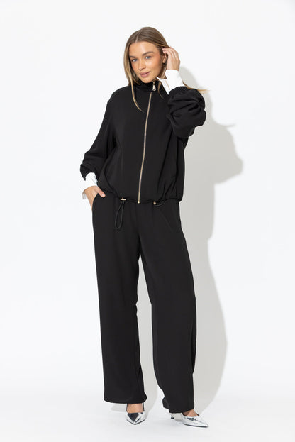 Black Drape Sport Jacket