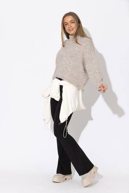 Black Ponte Pintuck Miracle Flare Pant