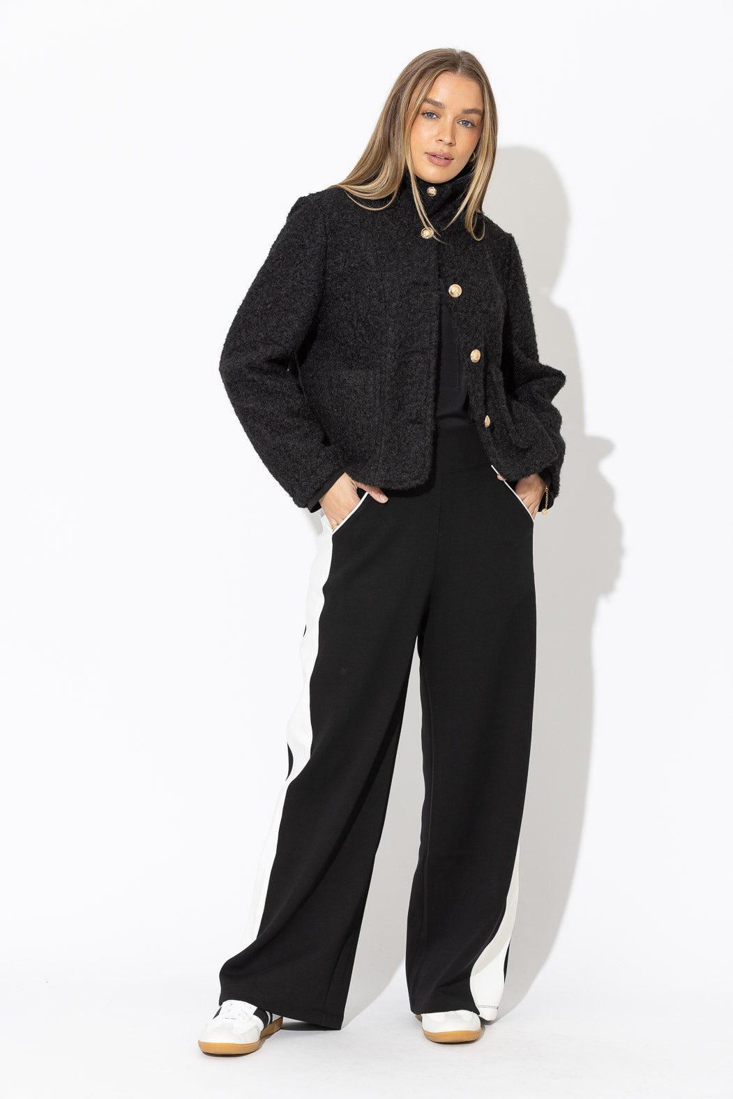 Black Soft Touch Carrington Jacket