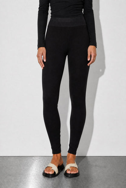 Black Ponte Waist Shaper Miracle Pant