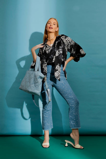 Black Rose Victoria Blouse