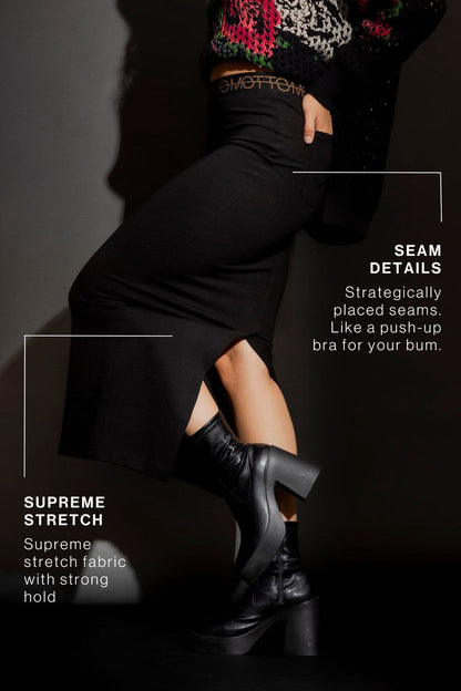 Black Ponte Miracle Skirt