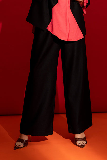 Black Twill Cleo Pants