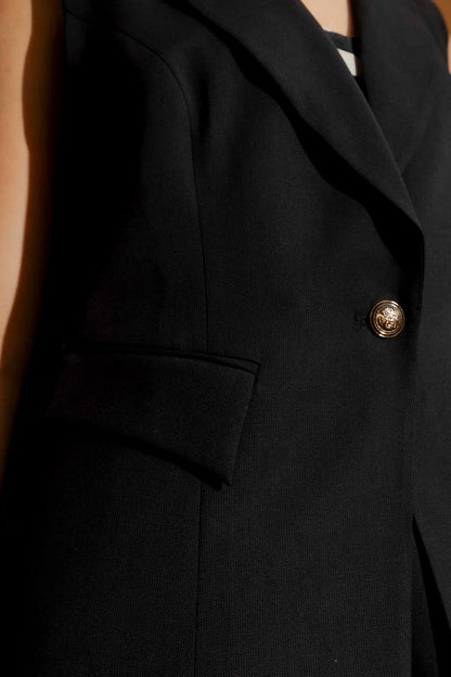 Black Sorrento Vest